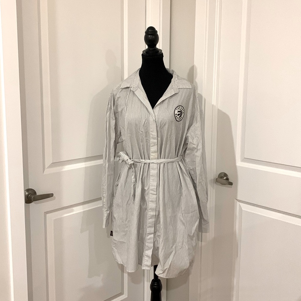 Frank & Oak Raptors Shirt Dress NWOT